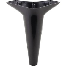 Mikasso Aspen Lüks Mobilya Kanepe Koltuk Tv Ünitesi Konsol Yükseltici Ayağı Ayakları 18 cm Siyah Ayak. Siyah
