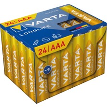 Varta Longlife Alkalin Aaa Kalem Pil 24'lü Kutu