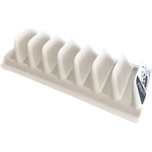 Mikasso Dolap Içi Tencere Tava Kapağı Tabak Düzenleyici Plastik 10 x 15 Bej