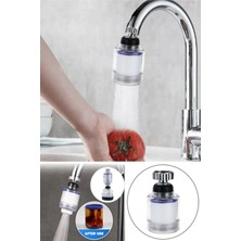 Mikasso Su Tasarruflu Musluk Başlığı – 360° Döner, Filtreli & Kireç Önleyici Aparat Şeffaf