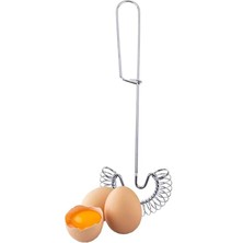 Mikasso Paslanmaz Çelik Çırpıcı Krom Metal Saplı Çırpıcı Yumurta Süt Karıştırıcı Tel Çırpıcı Sofra % Mutfak