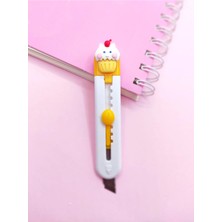 Mikasso Mini Şekilli Maket Bıçağı - Sevimli Cupcake Kedi
