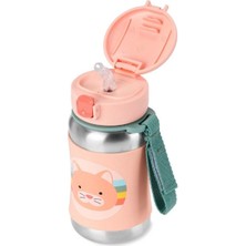 NessiWorld Zoo Pipetli Paslanmaz Çelik Suluk 350 ml Kedi