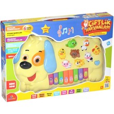 NessiWorld Işıklı Müzikli Köpek Görünümlü Piyano