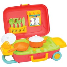 NessiWorld Candy & Ken Mutfak Set Bavulum Çekçek Bavul