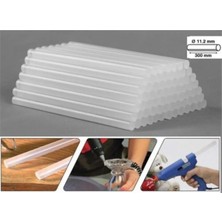 Mikasso 20 Adet, Ince Silikon, Sıcak Silikon, 7 Mm, Şeffaf Mum Silikon, Sıcak Yapıştırıcı (20'li Paket)