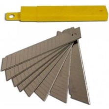 Mikasso 10 Adet Maket Bıçağı Yedek Ucu,falçata Ucu