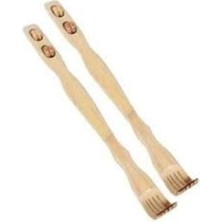 Mikasso Sırt Kaşıma Çubuğu Masajlı Tahta Sırt Kaşıyıcı Masajlı Sırt Kasıyıcı Masaj Ahşap Çok Renkli