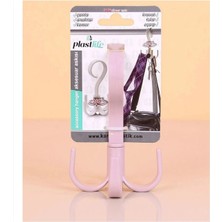 Mikasso Şal Askısı, Kravat Askısı, Çanta Askısı, Dolap Içi Askı 2 Adet Plastik Çok Renkli