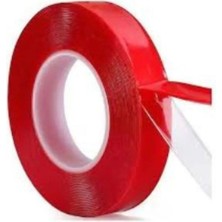 Mikasso Çift Taraflı Nano Teknolojili Vhb Süper Güçlü Bant Extra Güçlü Duvar Çerçeve Taşıyıcı 18MM 2 Metre