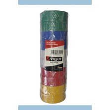 Mikasso Elektrik Izole Bandı Renkli 10LU Paket