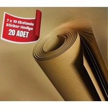 Mikasso Kraft Kağıt 50X70 cm 90GR 20 Adet Ambalaj, Paketleme, Hediye ve Çeyiz Sarma, Taşıma, Taşınma Kahvere