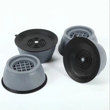 Mikasso Çamaşır Makinası Titreşim ve Gürültü Önleyici Anti Titreşim Pedi 4'lü Set Gri