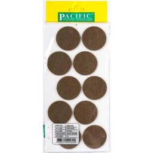 Mikasso 45MM Yuvarlak Yapışkanlı Keçe Kahverengi