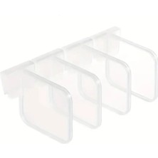 Mikasso Çok Fonksiyonlu Buzdolabı Yan Kapı Düzenleyici Aparat Plastik 10 x 15