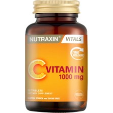 Nutraxin Vitamin C 1000 mg 30 Tablet 2 Adet Bağışıklık Sistemi Destekleyici Takviye
