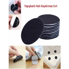 Mikasso 10 Adet Halı Kilim Nevresim Örtü Kaydırmaz Minder Cırt Bant Seti Yapışkanlı Halı Kaydırmaz Keçe Mavi