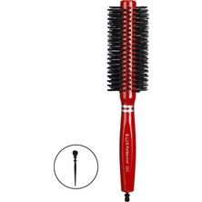 Elsa Professional 333 Tokalı Kırmızı Saç Fırçası