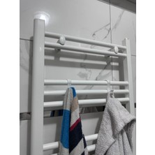 Mikasso 2’li Isıya Dayanıklı Beyaz Havlu Radyatör Askısı Çok Renkli Havlu Askılığı Abs Malzeme Tr Nemli Bir