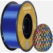 Kingroon Silk Üç Renk (Tri-Color) Pla Filament Kırmızı-Sarı-Mavi- High Speed (600MM/S) - Bambu Lab ve K1 Uyumlu - 1.75MM 1 kg