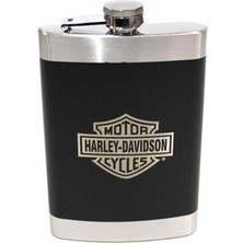 Ett Harley Davidson Matara 7 Oz (207 Ml) Içki Viski Konyak Matarası