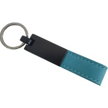 Ett Metal Başlıklı Deri Anahtarlık