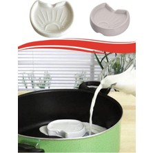 Mikasso Süt Taşırmaz Seramik Tencere Içi Taşma Önleyici Süt Taşı Taşırmaz Plastik