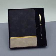 Ett Defter ve Kalem Kutulu Siyah Set