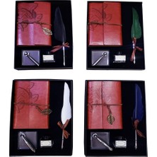 Ett Divit Hokka Defter ve Tüylü Kalem Seti