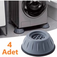 Mikasso Çamaşır Makinesi Titreşim Engelleyici Stoper ve Mobilya Yükseltici Takoz 4 Lü Set