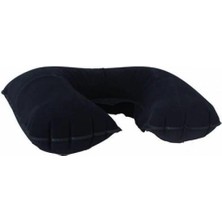 Temiz Pazar Şişme Seyahat Boyun Yastığı Lacivert – Uçak Otobüs Araba Için Taşınabilir Boyun Yastığı