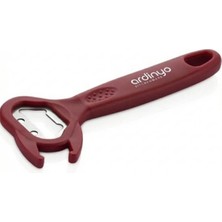 Mikasso Çok Amaçlı Pratik Şişe Açacağı Gazoz ve Soda Kapağı Açma Aleti Dayanıklı Ergonomik Mutfak Gereci Kır