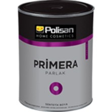 Polisan Sentetik Primera Parlak Beyaz 2,5 Lt Renkli Boya İçin Yüksek Kapatıcılık ve Kolay Uygulama
