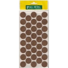 Mikasso Yapışkanlı Yuvarlak Keçe, 24 Mm, Kahve Kahverengi