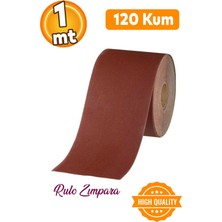 Mikasso 120 Kum (1 Metre) Bant Rulo Zımpara Ahşap Metal Zımparası