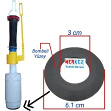 Mikasso Klozet Iç Takım Contası Gömme Rezervuar Boşaltma Contası Rezervuar Iç Takım 1 Yıl Siyah