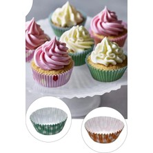 Mikasso Kağıt Kek ve Muffin Kapsülü Cupcake Kağıdı 60'lı Kağıt Turuncu
