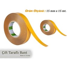 Mikasso Iç Mekan Şerit LED Yapıştırıcı Bant Çift Taraflı Güçlü Bant 15MT