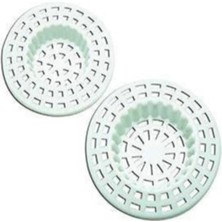 Mikasso 2'li Evye Lavabo Süzgeci Plastik Küvet Lavoba Süzgeç Plastik