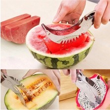 Mikasso Pratik Karpuz Dilimleyici ve Servis Bıçağı Çelik