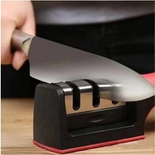 Mikasso Profosyonel Bıçak Bileme Aleti 3 Açılı Elmas Seramik Çelik Evde Bıçak Satır Bileyleme Aparatı