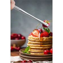 Mikasso ® Yiyecek Servis Maşası Air Fryer Master Chef Şef Cımbızı Et Kızartma Barbekü Aleti 30 cm Çelik Beya