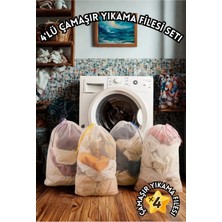 Mikasso Ultra Lüx 4 Adet Çamaşır Yıkama Filesi Seti 40X60 cm – Çamaşır Yıkama Filesi Seti Tr