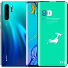 Bzontech Huawei P30 Pro Uyumlu Ekran Koruyucu Seramik Nano Tam Kaplayan
