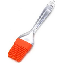 Mikasso 2 Adet Büyük Boy Silikon Yağ, Sos, Yumurta Fırçası 22,5 Cm, Yüksek Isıya Dayanıklı, Pp Saplı Silikon