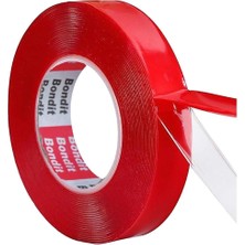 Mikasso BNV2005 Silikonlu Çift Taraflı Vhb Bant 20 Mm* 5 mt Bondit