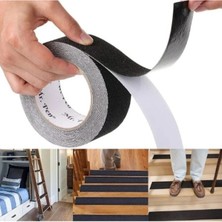 Mikasso Açık Merdiven Adım Döşeme Laminant Ucu Zemin Kaydırmaz Rulo Kaymaz Güvenlik Bant 25 mm x 5 M Karışık