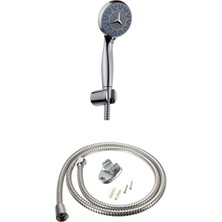 Mikasso Çok Fonksiyonlu Duş Seti Hortum Mafsal Tam Takım Duş Duşakabin Banyo El Duşu Masajlı Plastik