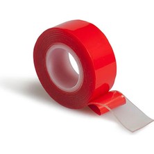 Mikasso Çift Taraflı Nano Teknolojili Süper Güçlü Bant Extra Güçlü Duvar Çerçeve Taşıyıcı 18MM x 2m Şeffaf