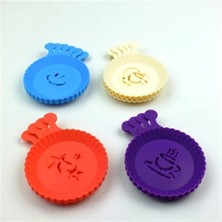 Mikasso 6 Lı Plastik Pasta Kek Kahve Süsleme Sunum Şablonu Servis Kiti Plastik